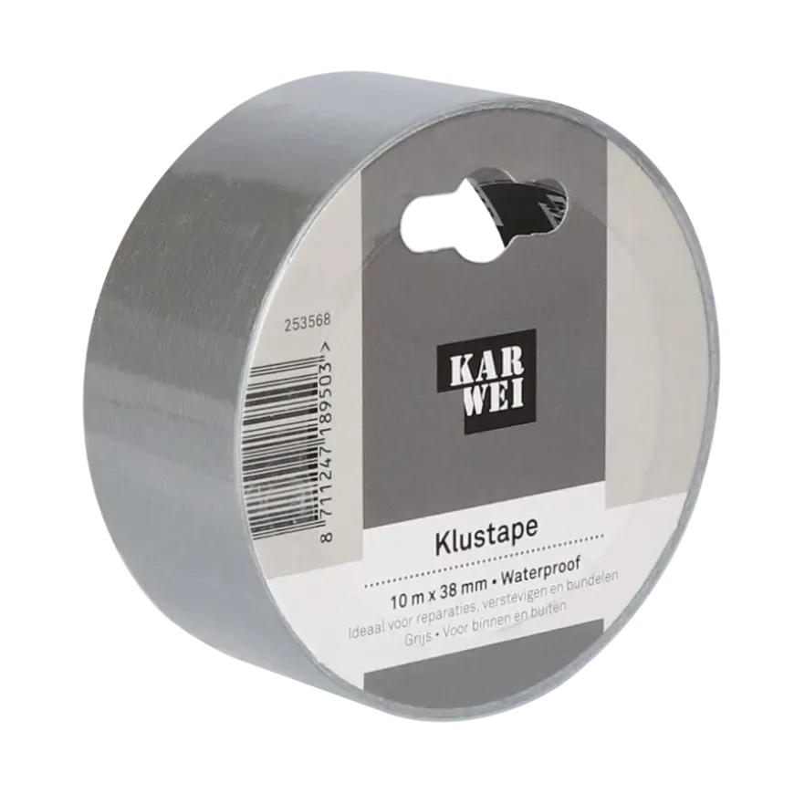 KARWEI klus- en reparatietape grijs 10 m x 38 mm