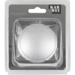 Karwei knopkruk rond rozet aluminium