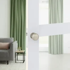 Karwei knopkruk rond rozet RVS look messing