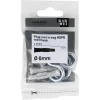 KARWEI kraagplug 6x36mm+schr.haak 4,5x65mm 4ST