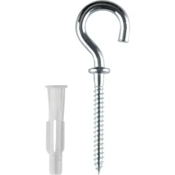 KARWEI kraagplug 6x36mm+schr.haak 4,5x65mm 4ST