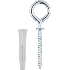 KARWEI kraagplug 6x36mm+schr.Schroefoog 4,5x70mm 4ST