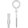KARWEI kraagplug 6x36mm+schr.Schroefoog 4,5x70mm 2ST