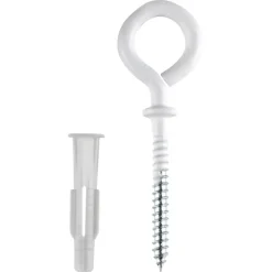 KARWEI kraagplug 6x36mm+schr.Schroefoog 4,5x70mm 2ST