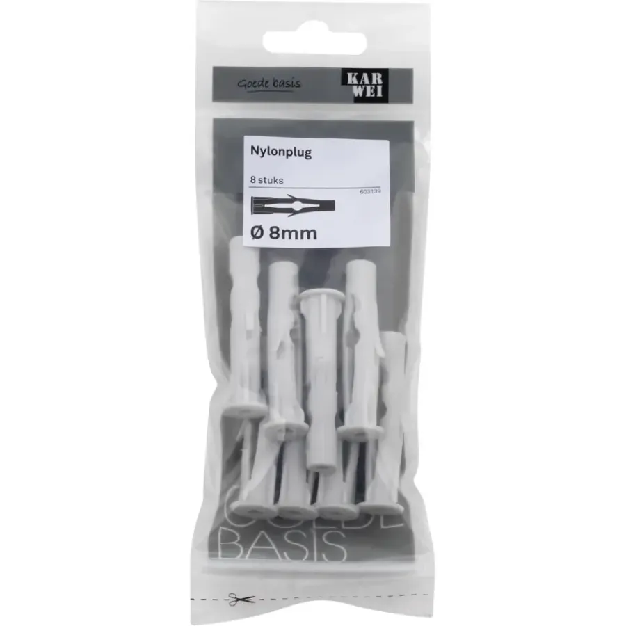 KARWEI Nylonplug 8x50mm 8ST