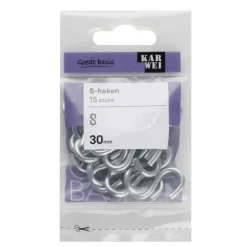 KARWEI S-haakje 30 mm (15 stuks)