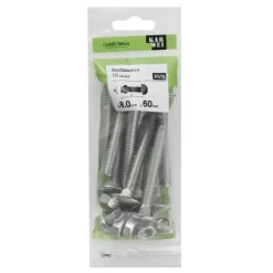 KARWEI slotbout rvs 8x60 mm (10 stuks)