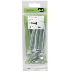 KARWEI slotbout verzinkt 8x80 mm (5 stuks)