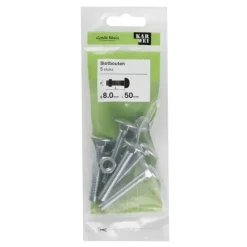 KARWEI slotbout verzinkt 8x50 mm (5 stuks)