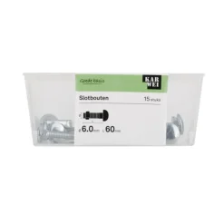 KARWEI slotbout verzinkt 6x60 mm (15 stuks)