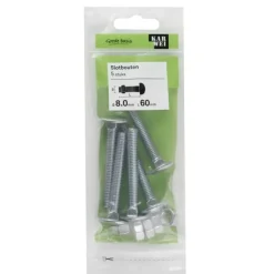 KARWEI slotbout verzinkt 8x60 mm (5 stuks)
