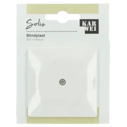 KARWEI Solis afdekplaat wit