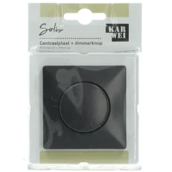 KARWEI Solis centraalplaat dimmer antraciet