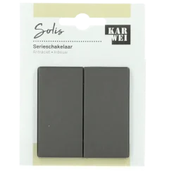 KARWEI Solis serieschakelaar antraciet