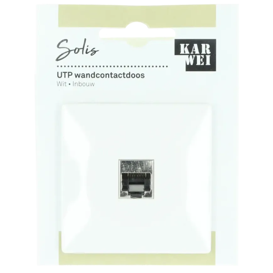 KARWEI Solis Wandcontactdoos UTP Wit