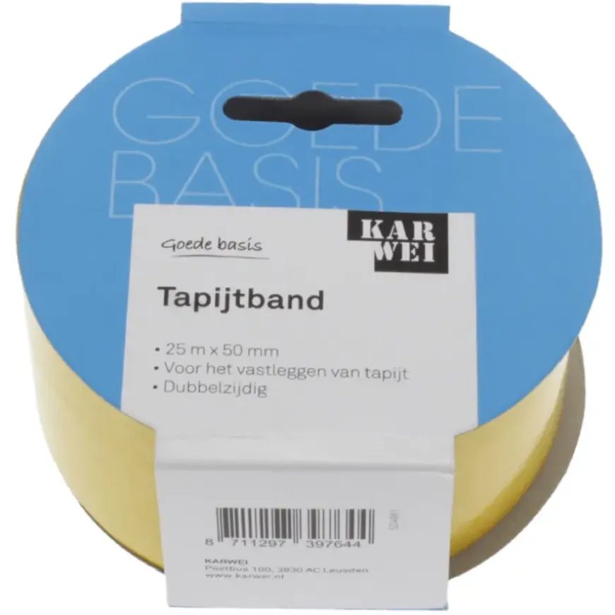 KARWEI tapijtband dubbelzijdig 25mx50mm