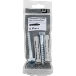 KARWEI uni-plug 12x60mm+hdb 10x70mm+ring 2ST