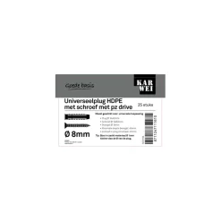 KARWEI uni-plug 8x40mm + uni 5x60mm 25ST