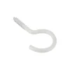 KARWEI Waslijnhaken wit 4,8mm - 80mm 4st.