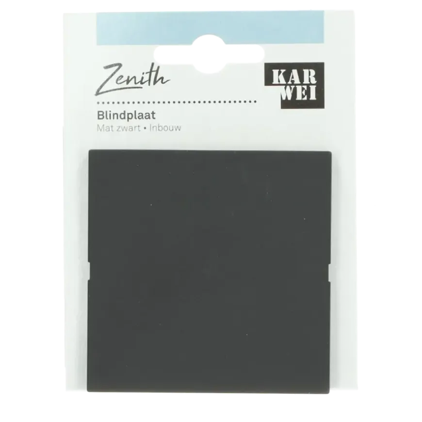 KARWEI Zenith afdekplaat mat zwart