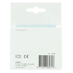 KARWEI Zenith afdekplaat mat zwart