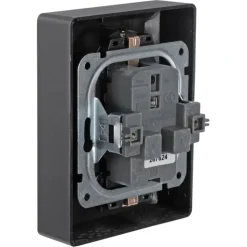 KARWEI Zenith Dubbel Geaard Stopcontact Mat Zwart