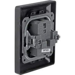 KARWEI Zenith Dubbel Stopcontact Mat Zwart
