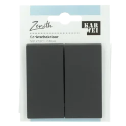 KARWEI Zenith serieschakelaar mat zwart