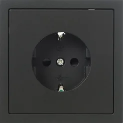 KARWEI Zenith wandcontactdoos mat zwart