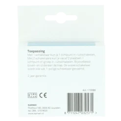 KARWEI Zenith wisselschakelaar wit