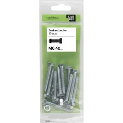 KARWEI zeskantbout voldraad M6x40 mm 10 stuks