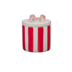 KARWEI Keramieken doos met strik 11x11x13cm