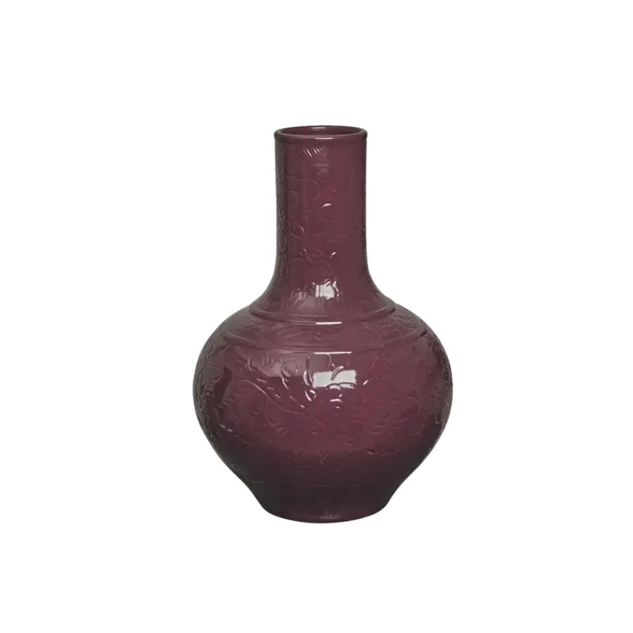 KARWEI Keramieken vaas paars 31x31x54cm