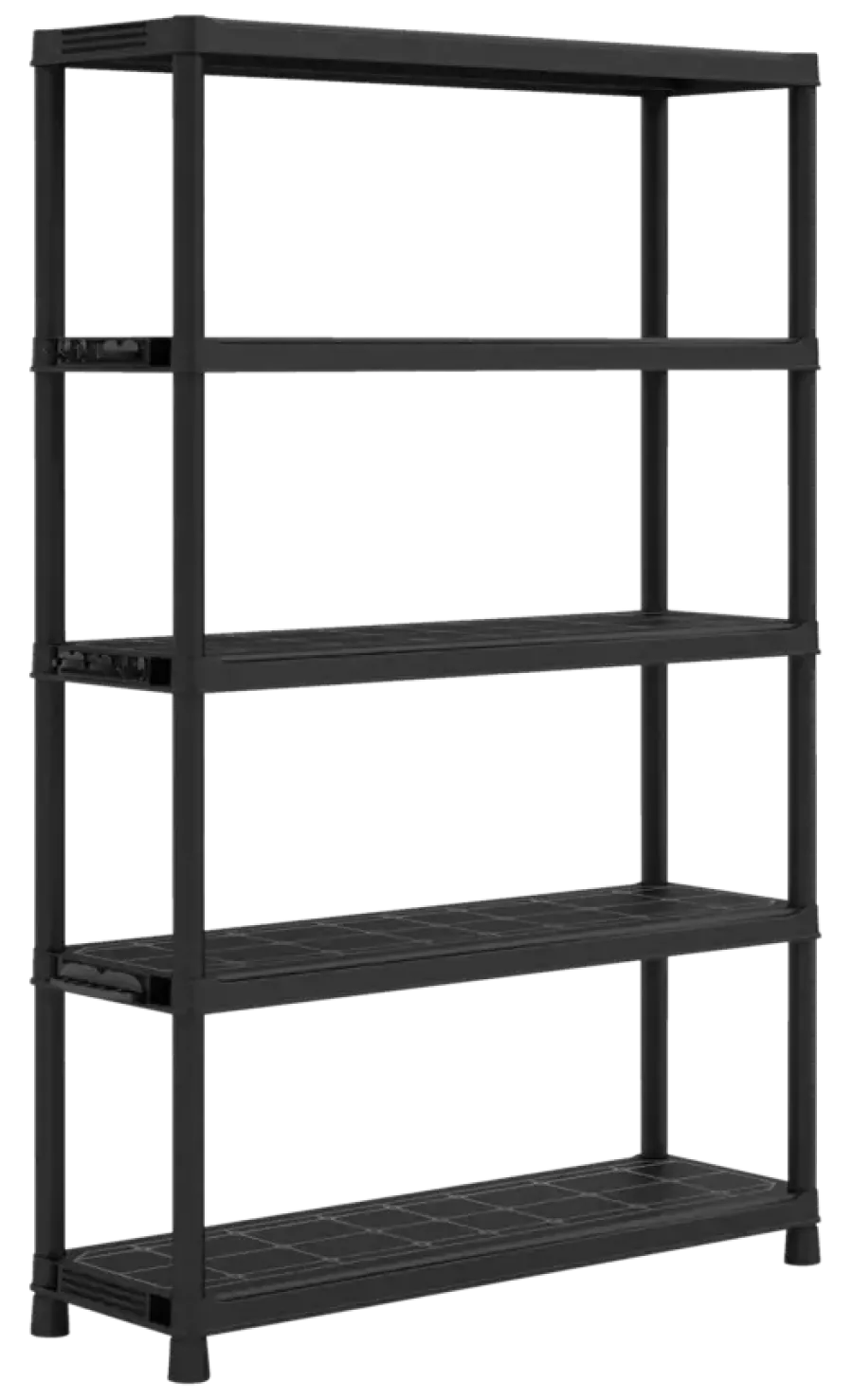 KETER Plus stellingkast kunststof zwart 120 x 40 x 187 cm