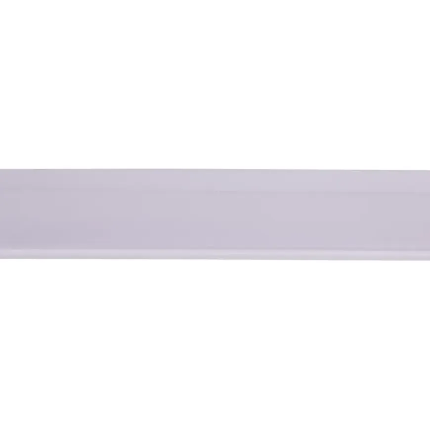 Keukenplintprofiel kunststof 9.5x20mm transparant lengte 260cm