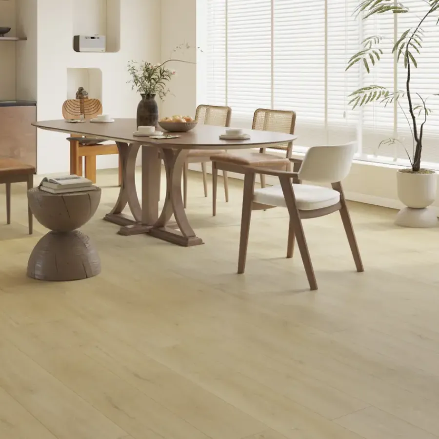 Geen Kleurstaal click PVC Basic crème bruin houtlook