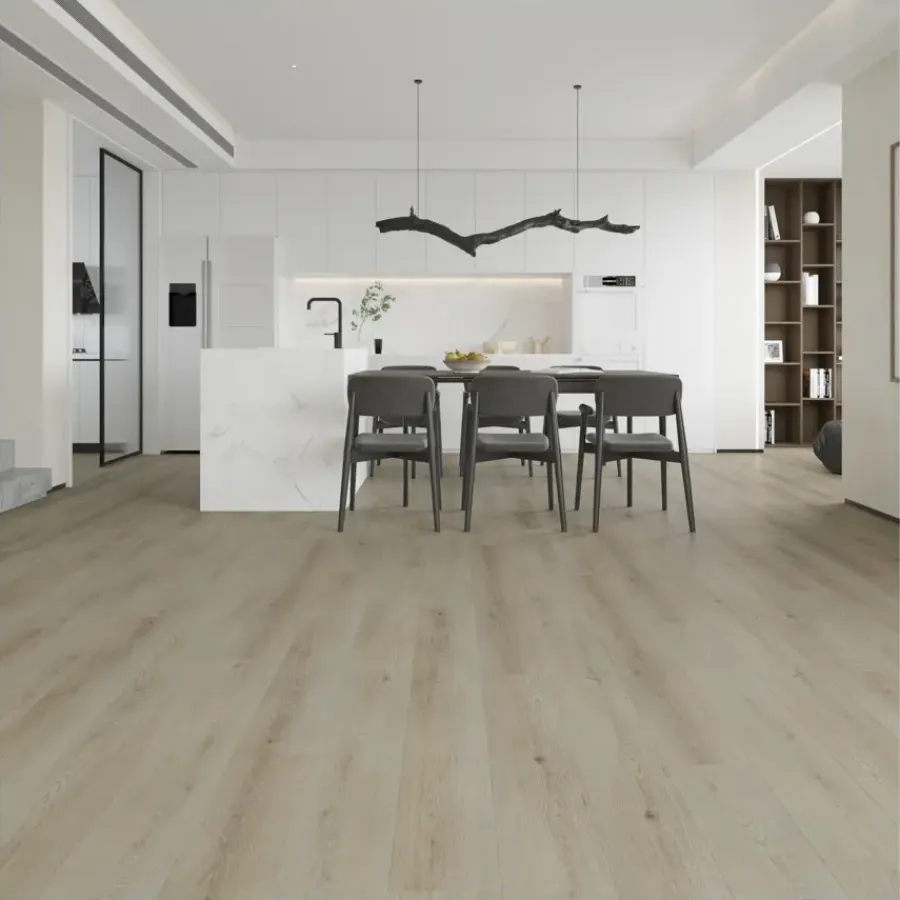 Geen Kleurstaal click PVC Basic licht eiken houtlook