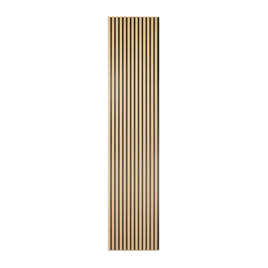 Kleurstaal lattenwand badkamer licht eiken 30x20 cm