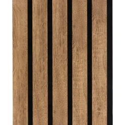 Kleurstaal lattenwand Decowall Advanced brons eiken 25x30cm