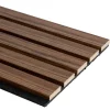 Kleurstaal lattenwand Decowall Advanced walnoot 25x30cm