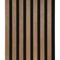 Kleurstaal lattenwand Decowall Acoustic rustiek eiken 25x30cm