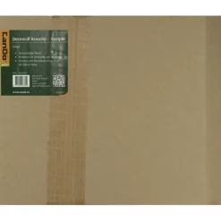 Kleurstaal lattenwand Decowall Acoustic zwart 25x30cm