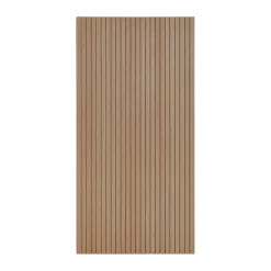 Kleurstaal lattenwand flexibel walnoot 20x30 cm