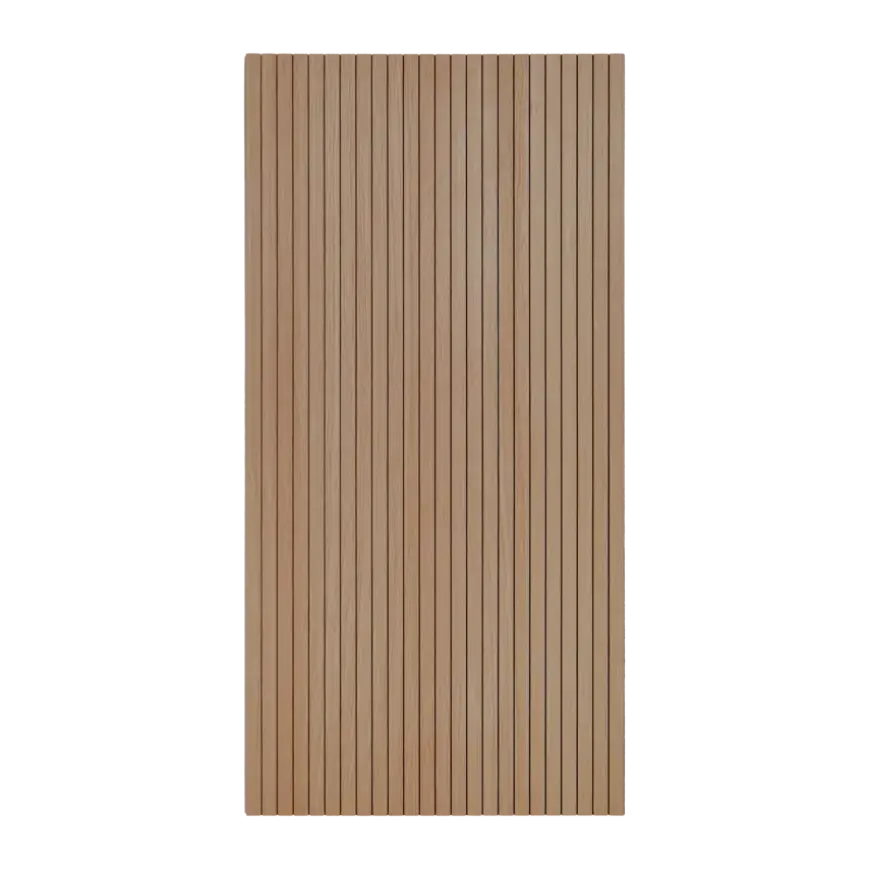 Kleurstaal lattenwand flexibel walnoot 20x30 cm