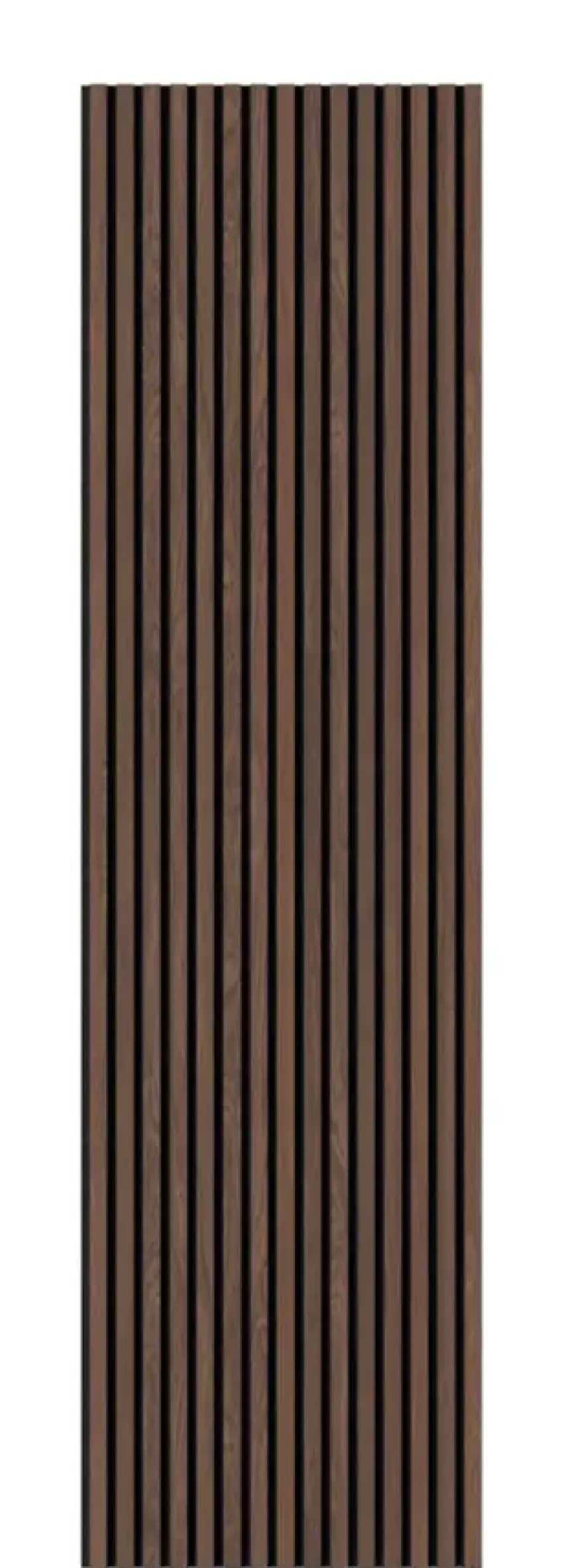 Kleurstaal lattenwand gerookt eiken 20x30 cm