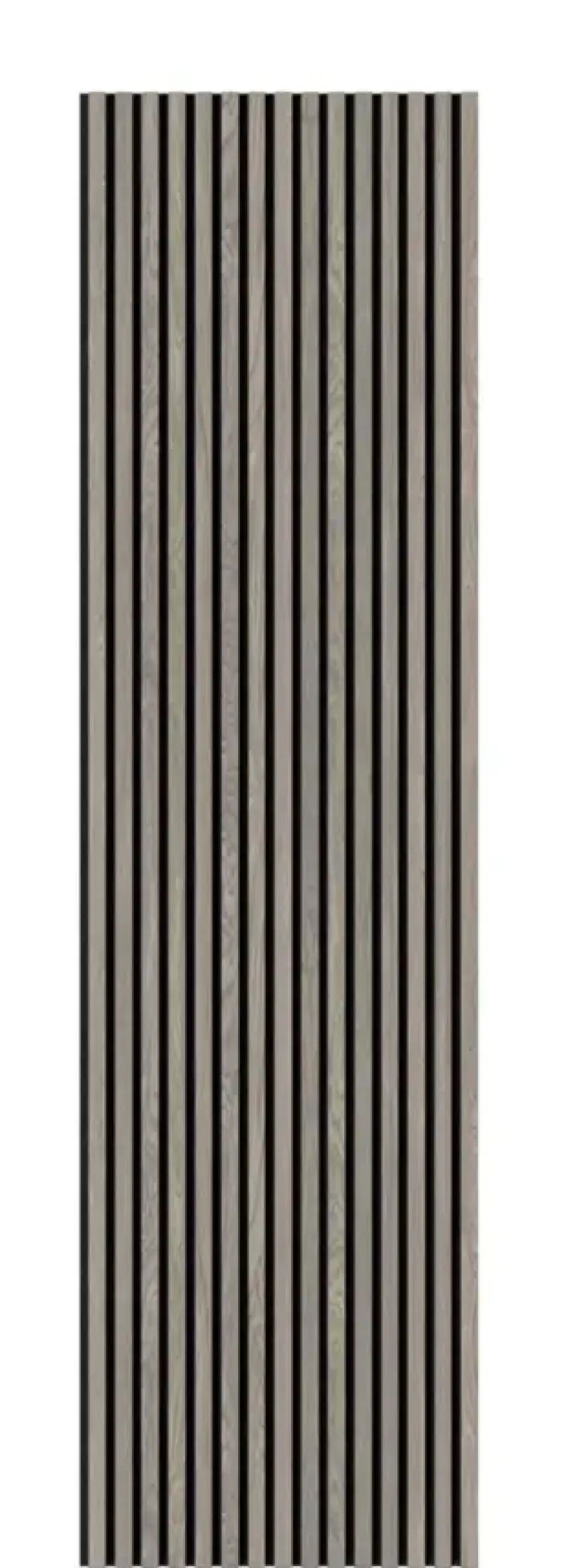 Kleurstaal lattenwand grijs eiken 20x30 cm