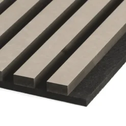 Kleurstaal lattenwand taupe 20 x 30 cm
