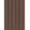 Kleurstaal lattenwand walnoot 20 x 30 cm