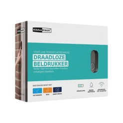 KlikAanKlikUit Draadloze drukknop ACDB-8000A Zwart