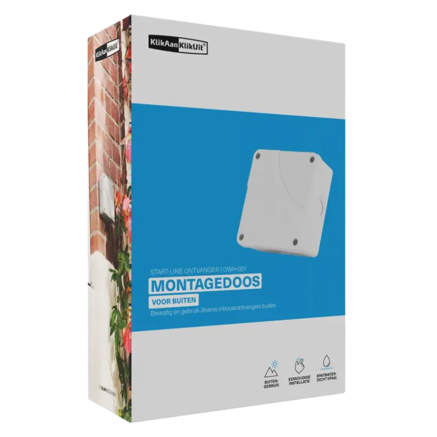 KlikAanKlikUit Montagedoos OWH-001 Spatwaterdicht